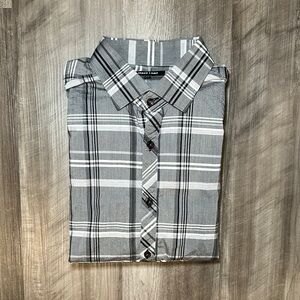 Jared Lang Plaid Long Sleeve Button Down - XL